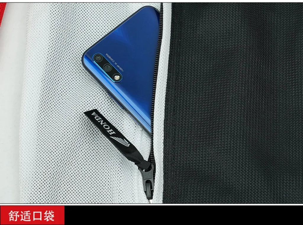 Summer Honda Motorcycle Jacket for Men And Women Breathable Mesh Anti-Fall Wear-Resistant HRC Motorcycle Riding Suit