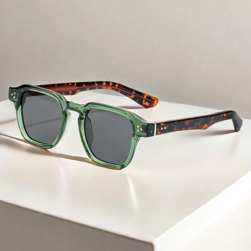 CATERSIDE Classic Square Sunglasses Men Core Insert Temple Luxury Brand Sun Glasses Women Travel Beach Party Festival Gifts