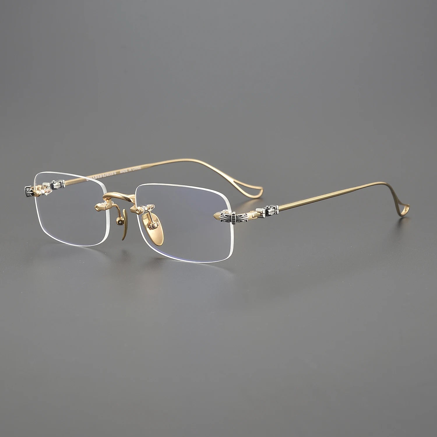 2024 Sunglasses For Women Stylish Vintage Carter Luxury Eyewear Frame Big Square Titanium Rimless Designer Men SUN GLASSES