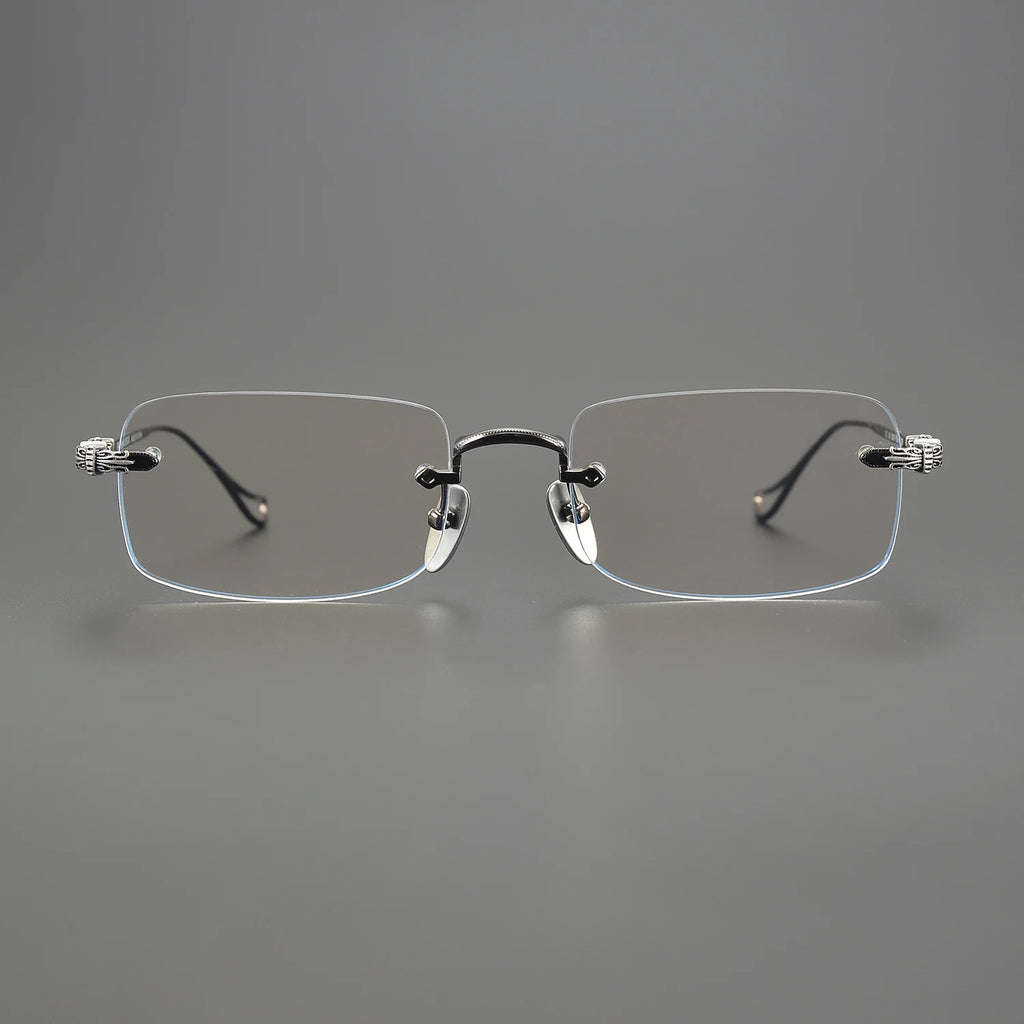 2024 Sunglasses For Women Stylish Vintage Carter Luxury Eyewear Frame Big Square Titanium Rimless Designer Men SUN GLASSES