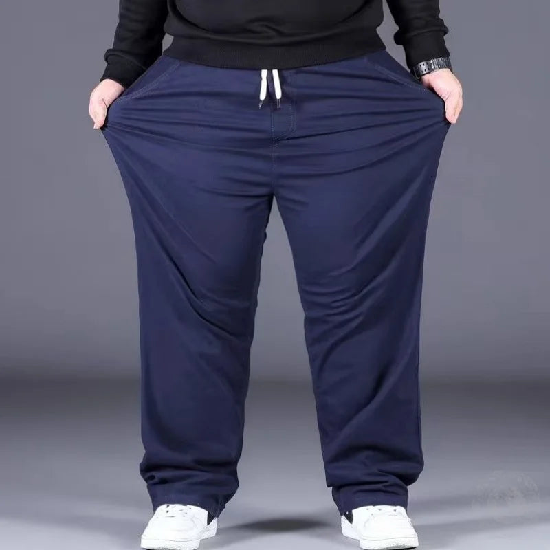 Men's New Casual Wide Leg Pants - Fashionable Versatile Style - Simple Solid Color Fashionable Durable Pants