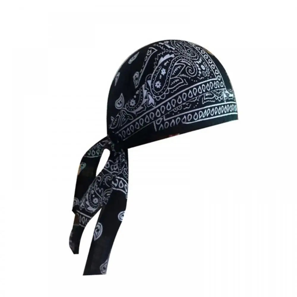 Hat Cap Men Adult Hip-hop Paisley Print Motorcycle Wrap Biker Bandana Headscarf Skull Pirate Cycling Bandana Headscarf
