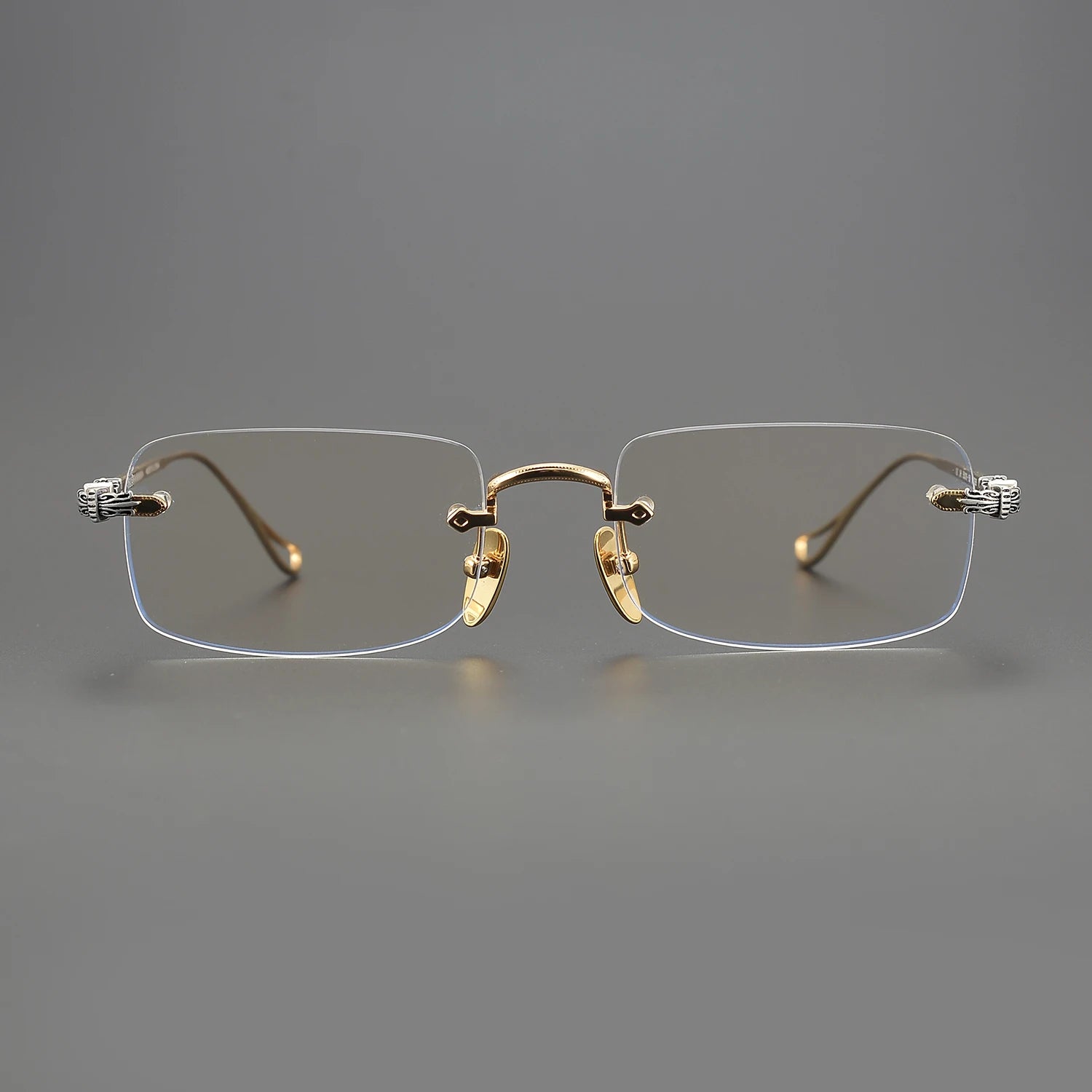 2024 Sunglasses For Women Stylish Vintage Carter Luxury Eyewear Frame Big Square Titanium Rimless Designer Men SUN GLASSES