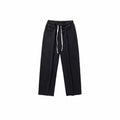 Elastic Waist Men's Casual Jeans Straight Leg Loose Fit Denim Trousers Wide Leg Basic Design Wide Leg Pants Men's Clothing
