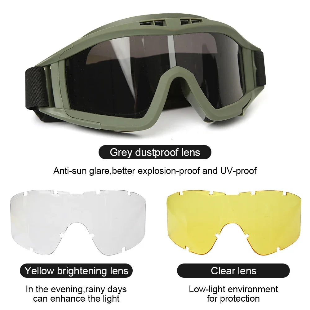 Tactical Goggles Mountaineering