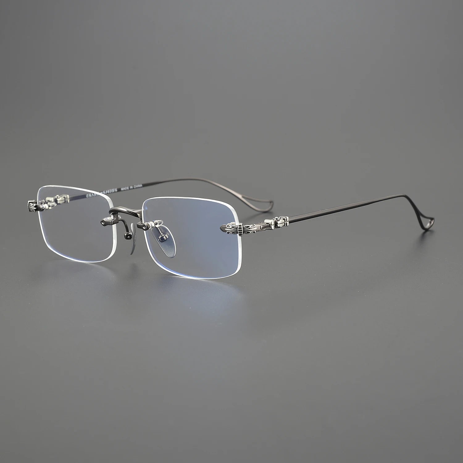 2024 Sunglasses For Women Stylish Vintage Carter Luxury Eyewear Frame Big Square Titanium Rimless Designer Men SUN GLASSES