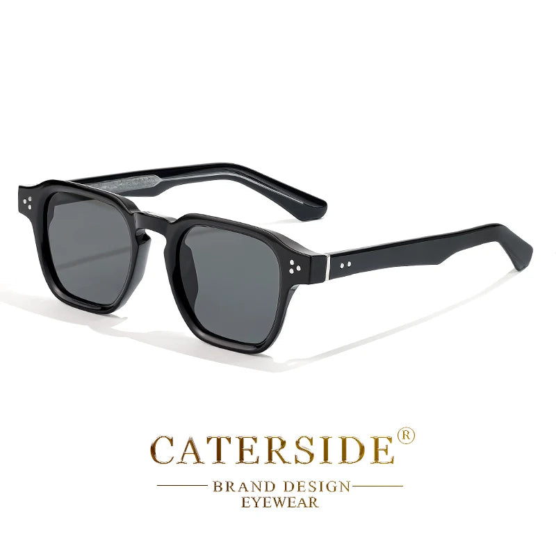 CATERSIDE Classic Square Sunglasses Men Core Insert Temple Luxury Brand Sun Glasses Women Travel Beach Party Festival Gifts