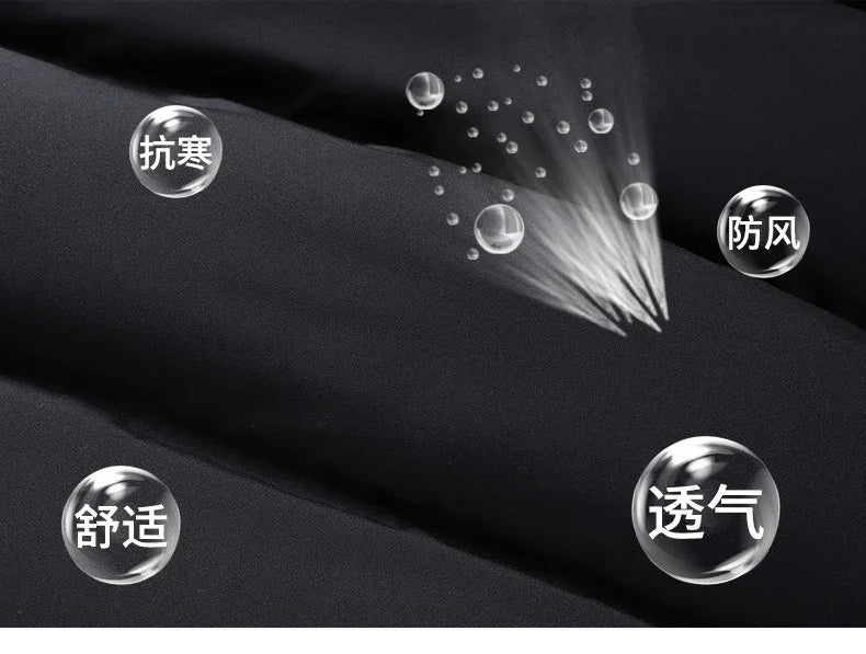 Male Coat Windbreaker Jackets For Men Fashion Parkas Autumn Winter Overcoat Men's Casual Jacket Keep Warm Windproof Hombre New