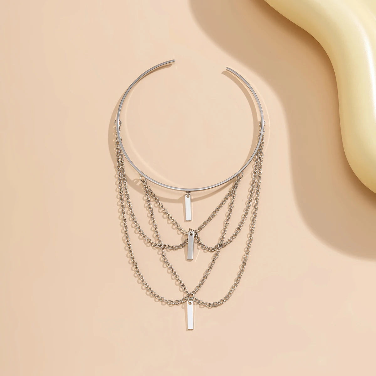 PuRui Gold Color Open Upper Arm Bracelet Women's Jewelry Rectangle Stick Charm Tassel Arm Bangle Party Summer Accessories New