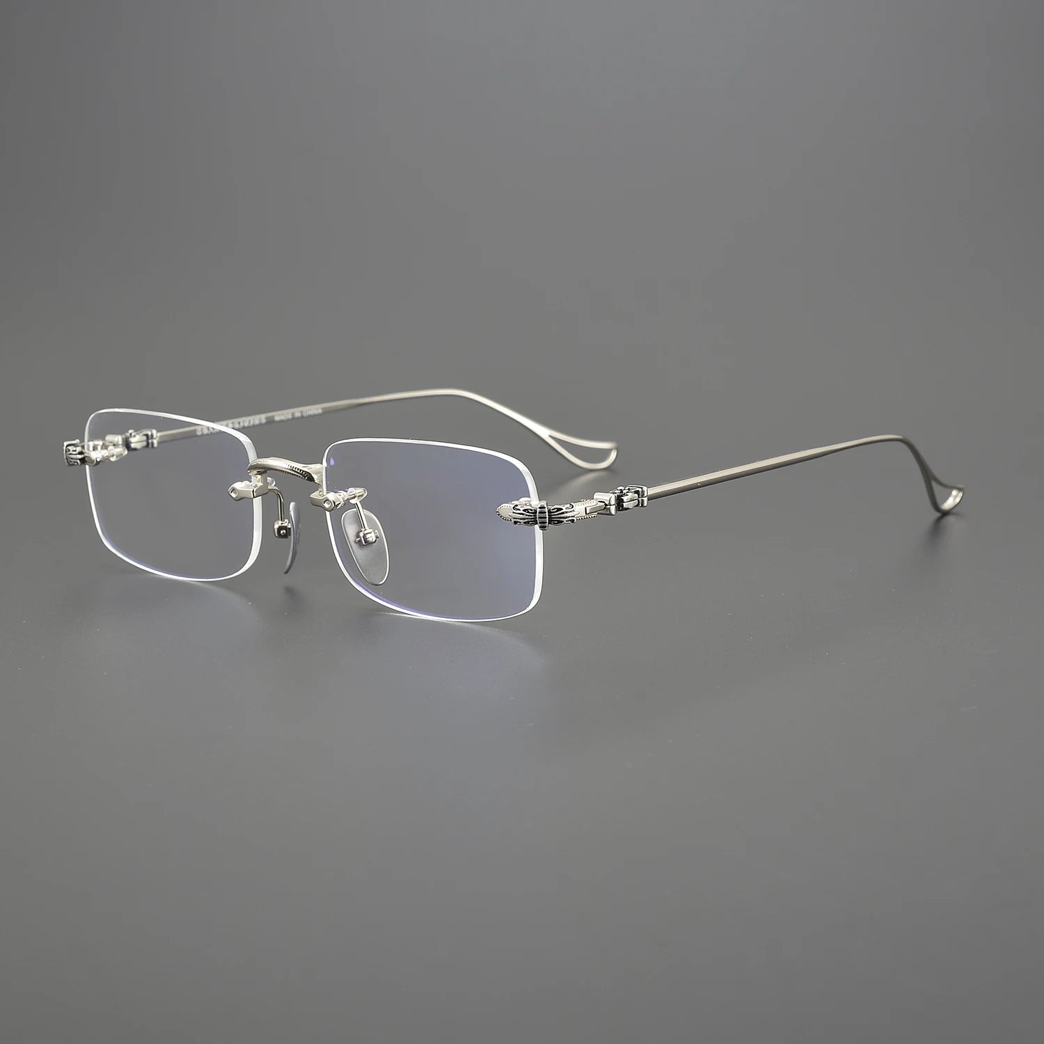 2024 Sunglasses For Women Stylish Vintage Carter Luxury Eyewear Frame Big Square Titanium Rimless Designer Men SUN GLASSES