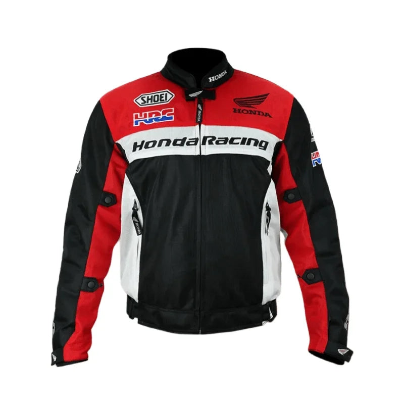 Summer Honda Motorcycle Jacket for Men And Women Breathable Mesh Anti-Fall Wear-Resistant HRC Motorcycle Riding Suit