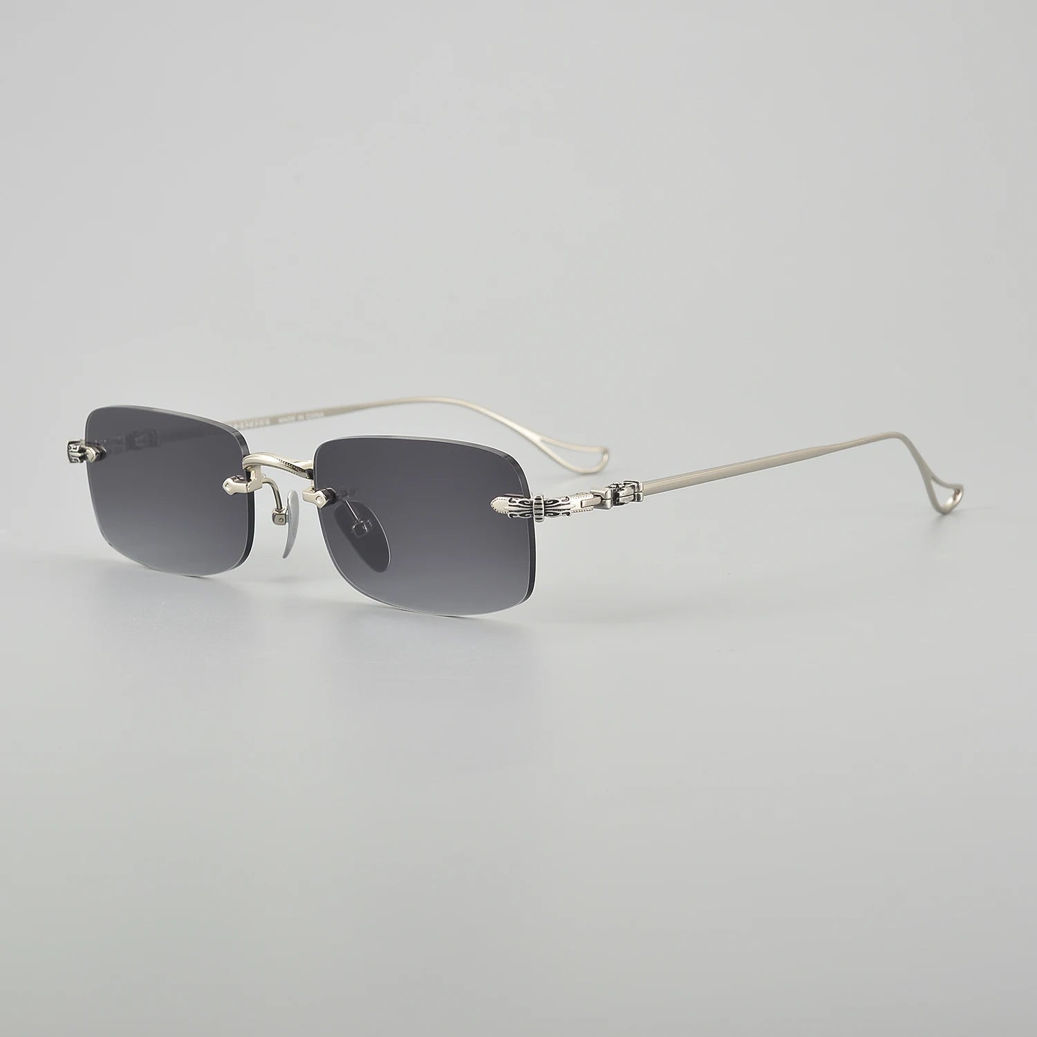 2024 Sunglasses For Women Stylish Vintage Carter Luxury Eyewear Frame Big Square Titanium Rimless Designer Men SUN GLASSES