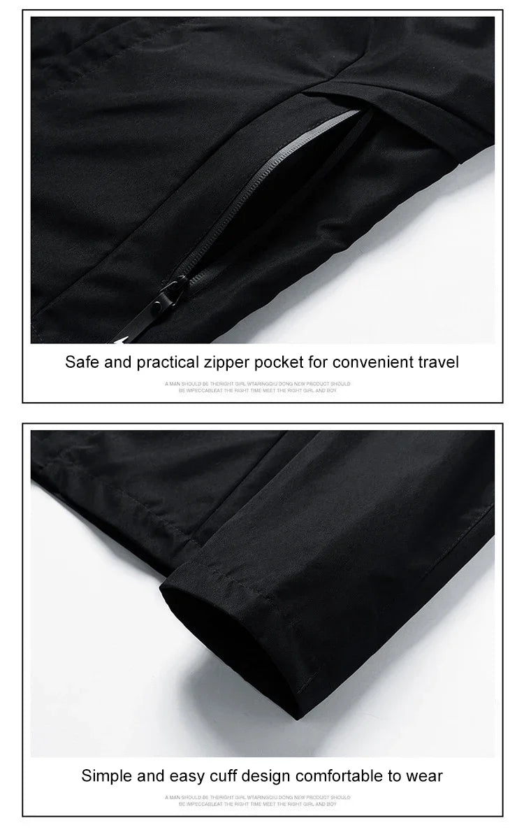 HONDA Honda Honda Co-branded Men's Hooded Jacket Spring and Autumn Trendy Work Jacket Light Gray Casual Windproof Top