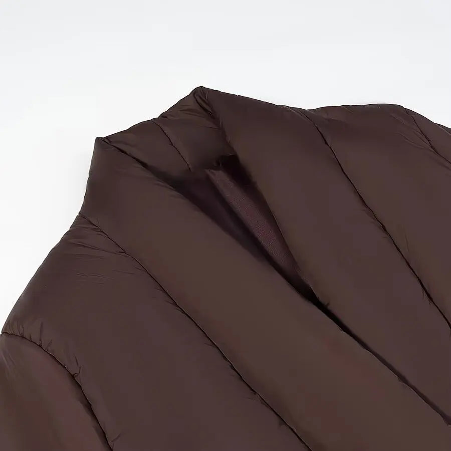 2026 New Year Parker Coats For Women New Chic Long Sleeves With Belt Jackets Women Elegant Waterproof Warmth Leisure Black Coats