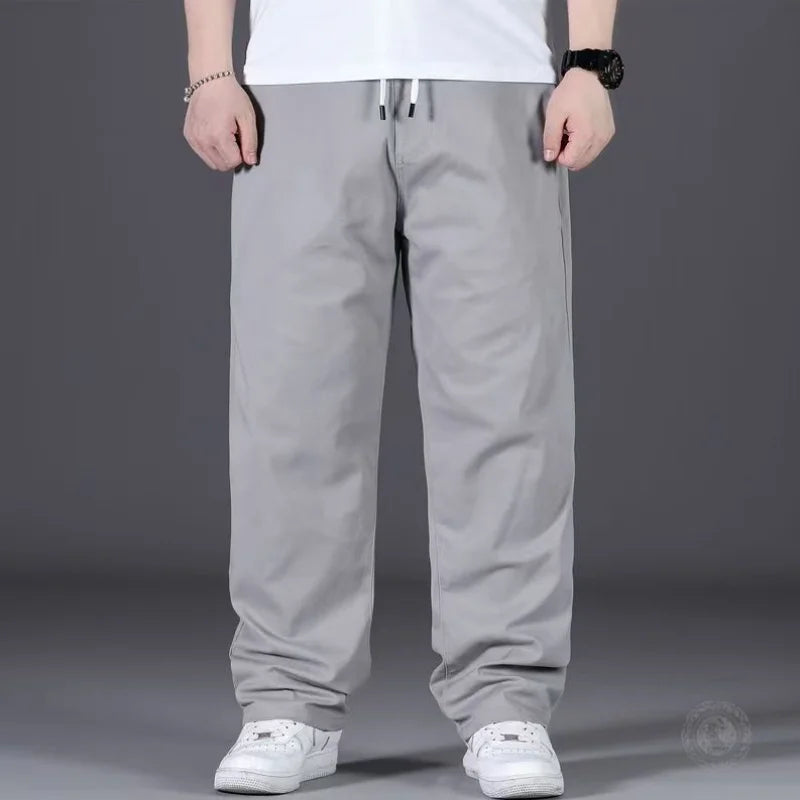 Men's New Casual Wide Leg Pants - Fashionable Versatile Style - Simple Solid Color Fashionable Durable Pants
