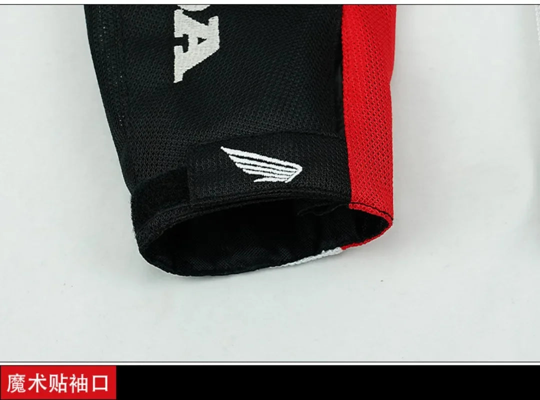 Summer Honda Motorcycle Jacket for Men And Women Breathable Mesh Anti-Fall Wear-Resistant HRC Motorcycle Riding Suit